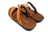 【インコルジェ8825 オレンジ】甲ストラップで、足元をしっかり安定させるトングサンダル