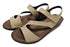 【インコルジェ 8888 オークベージュ】バックストラップフラットサンダル