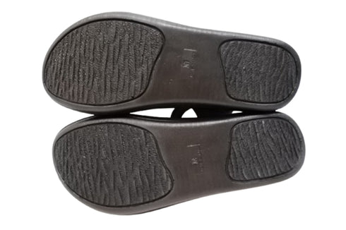 【インコルジェ 8888 オリーブ】バックストラップフラットサンダル