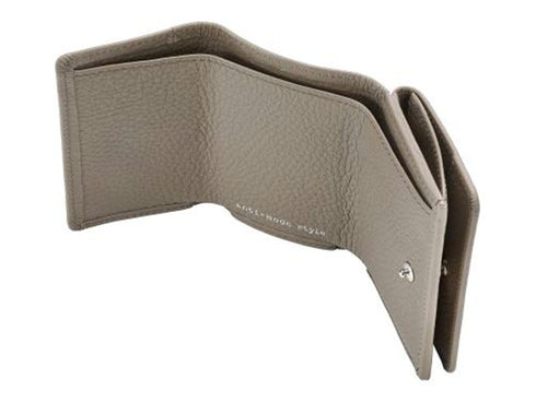 【豊岡財布 木和田正昭商店 AW500 トープ】anti-mode style Colors 三つ折りウォレット