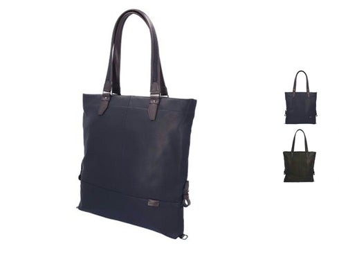 【豊岡鞄 Re:Style BK21-102 ブラック】レザートートバッグ