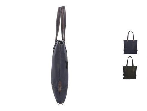 【豊岡鞄 Re:Style BK21-102 ブラック】レザートートバッグ