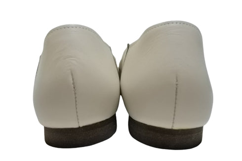 【かぼちゃの馬車 CA-57 ホワイト】編み込みオープントゥシューズ