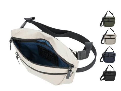 【豊岡鞄 SquareII FW07104 ネイビー】クロスボディバッグ