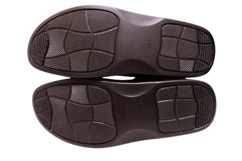 【インコルジェIN7094 ダークブラウン】リブニットショートブーツ