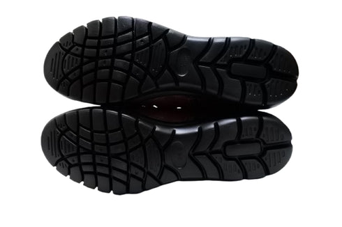 【arui_toe JC1018 ワイン】軽量ボロネーゼ製法の本革サイドジップハーフブーツ