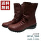 【arui_toe JC1018 ワイン】軽量ボロネーゼ製法の本革サイドジップハーフブーツ