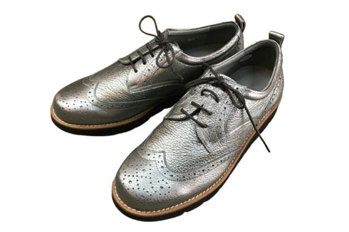 【…AShiOtO KOBE02 ガンメタリック】超軽量国産牛革ウイングチップシューズ