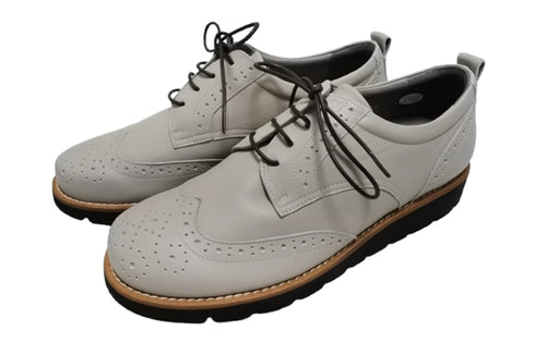 【…AShiOtO KOBE02 グレー】超軽量国産牛革ウイングチップシューズ