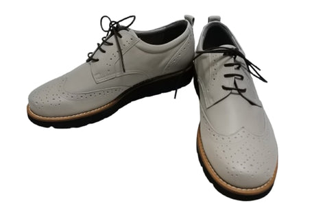 【…AShiOtO KOBE02 グレー】超軽量国産牛革ウイングチップシューズ