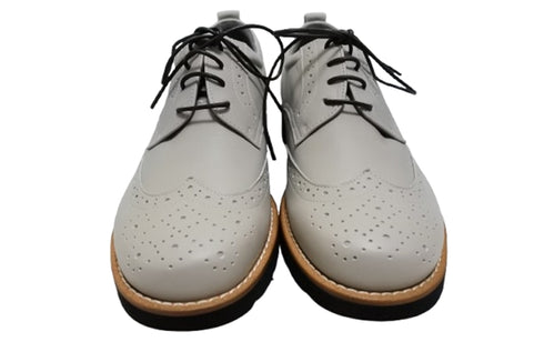 【…AShiOtO KOBE02 グレー】超軽量国産牛革ウイングチップシューズ