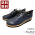 【…AShiOtO KOBE02 ネイビー】超軽量国産牛革ウイングチップシューズ