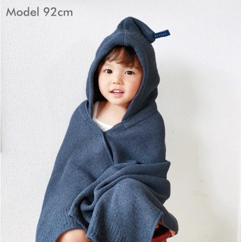 【湯めぐりタオル LANA Looded Bath Towel】ラーナ フード付きバスタオル 55cmx110cm コットン100% 今治産のフード付バスタオル