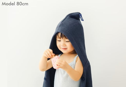【湯めぐりタオル LANA Looded Bath Towel】ラーナ フード付きバスタオル 55cmx110cm コットン100% 今治産のフード付バスタオル
