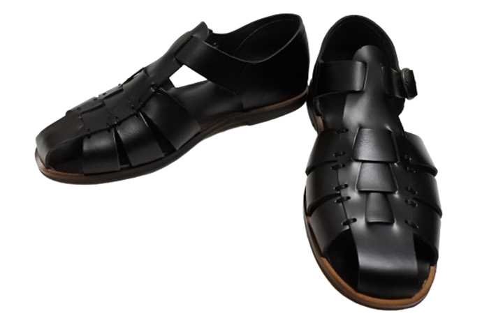 旅靴屋オリジナル M1425 ブラック】こだわりのメンズ本革グルカ