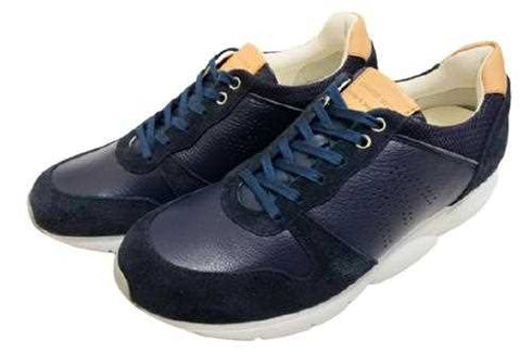 【MIDFOOT MF001JM ネイビー】E-Leather Classic Walk for MEN