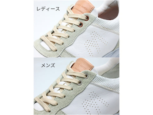 【MIDFOOT MF001JM ホワイト】E-Leather Classic Walk for MEN