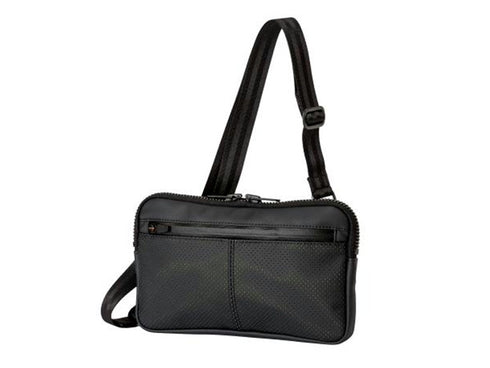 【豊岡鞄 直帆布 NEP504 ブラック】E+pleasure QUOLEショルダーバッグ