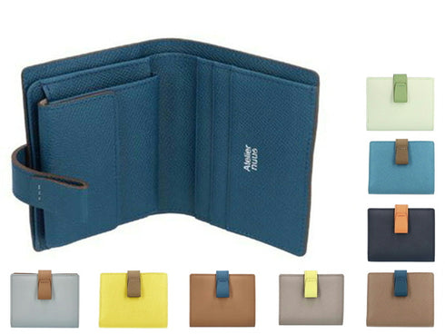 【豊岡財布 アトリエヌウ NU70102 キャメル】noble 二つ折りウォレット