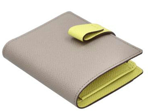 【豊岡財布 アトリエヌウ NU70102 グレージュ】noble 二つ折りウォレット