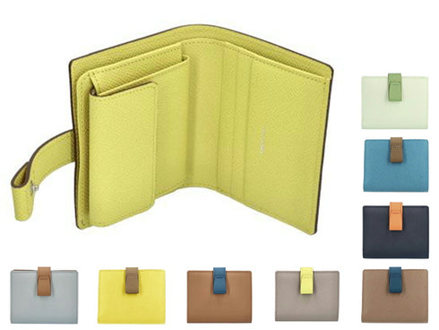 【豊岡財布 アトリエヌウ NU70102 ペールグリーン】noble 二つ折りウォレット