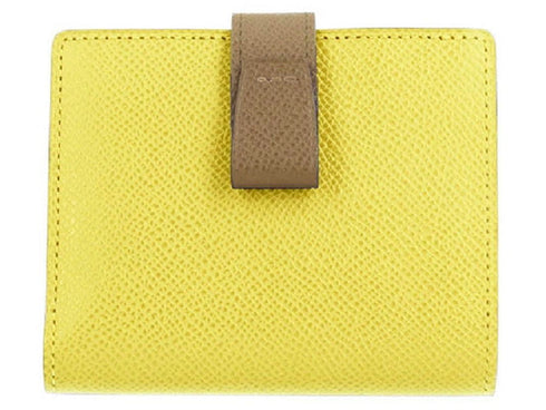 【豊岡財布 アトリエヌウ NU70102 イエロー】noble 二つ折りウォレット
