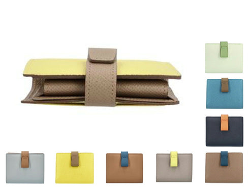 【豊岡財布 アトリエヌウ NU70102 イエロー】noble 二つ折りウォレット