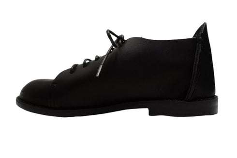 【かぼちゃの馬車 PV-2 ブラック】本革靴紐マニッシュシューズ