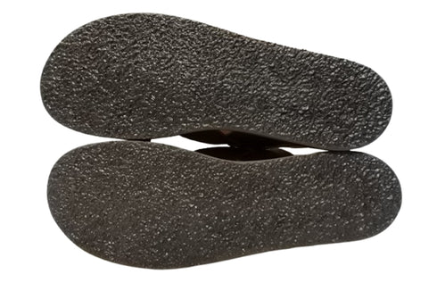 【かぼちゃの馬車 PV-3 ブラウン】本革オープントゥサンダル