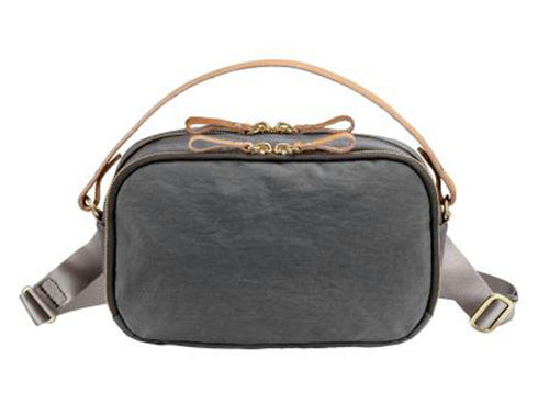 【豊岡鞄 つつむ S4600 グレー】TUTUMU Rectangle ミニショルダーバッグ