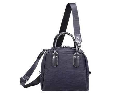 【豊岡鞄 つつむ S5100 ブラック】TUTUMU Mini Boston Nylon ショルダーバッグ