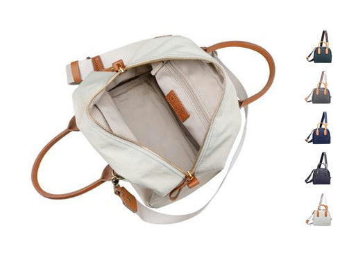 【豊岡鞄 つつむ S5100 グレー】TUTUMU Mini Boston Nylon ショルダーバッグ