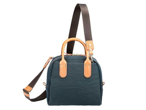 【豊岡鞄 つつむ S5100 カーキ】TUTUMU Mini Boston Nylon ショルダーバッグ