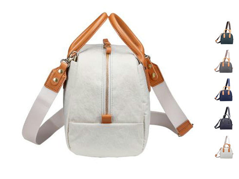 【豊岡鞄 つつむ S5100 ネイビー】TUTUMU Mini Boston Nylon ショルダーバッグ