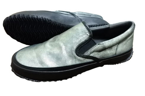 【SPINGLE SP1059 ガンメタル】リラクシーなカンガルーレザースリッポン