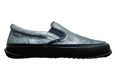 【SPINGLE SP1059 ガンメタル】リラクシーなカンガルーレザースリッポン