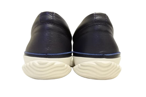 【SPINGLE SP1059 ネイビー】リラクシーなカンガルーレザースリッポン