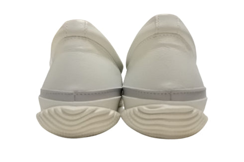 【SPINGLE SP1059 ホワイト】リラクシーなカンガルーレザースリッポン