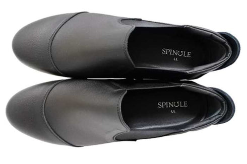 【SPINGLE SP6156 ブラック】ストレートチップショートサイドゴアシューズ