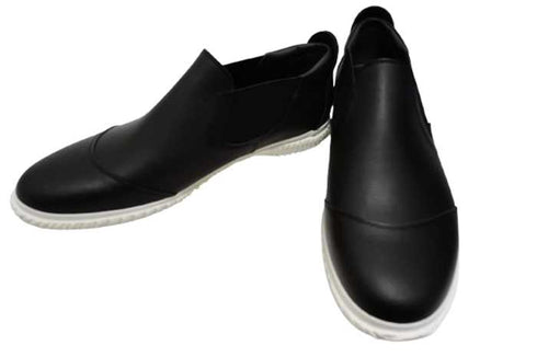 【SPINGLE SP6156 ブラック】ストレートチップショートサイドゴアシューズ