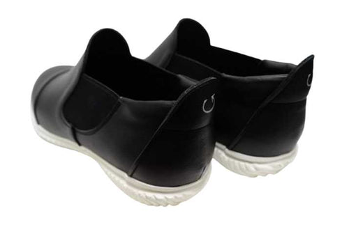 【SPINGLE SP6156 ブラック】ストレートチップショートサイドゴアシューズ