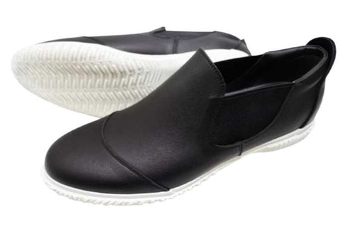 【SPINGLE SP6156 ブラック】ストレートチップショートサイドゴアシューズ