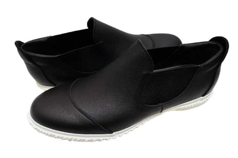 【SPINGLE SP6156 ブラック】ストレートチップショートサイドゴアシューズ