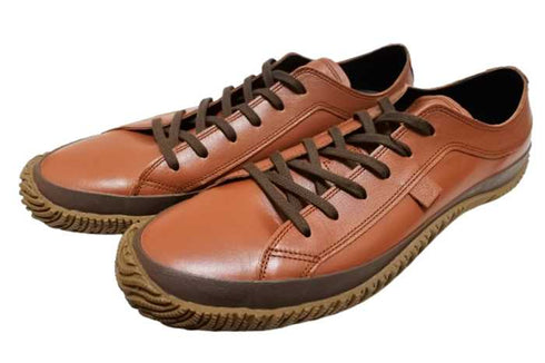 【SPINGLE SP110 レッドブラウン】カンガルーレザー×巻き上げソールスニーカー