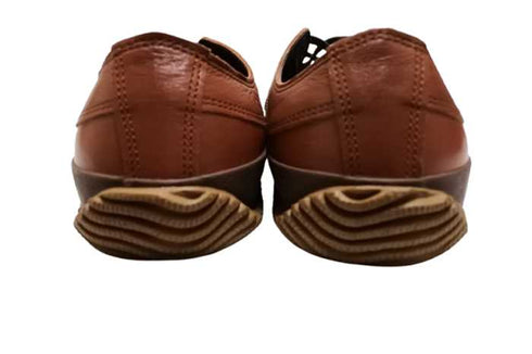 【SPINGLE SP110 レッドブラウン】カンガルーレザー×巻き上げソールスニーカー