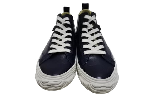 【SPINGLE SP442 ディープネイビー】カンガルー革ミドルカットサイドゴア