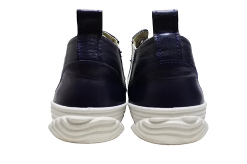 【SPINGLE SP442 ディープネイビー】カンガルー革ミドルカットサイドゴア