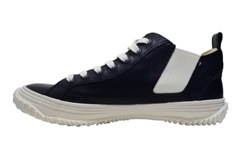 【SPINGLE SP442 ディープネイビー】カンガルー革ミドルカットサイドゴア