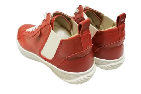 【SPINGLE SP442 ディープレッド】カンガルー革ミドルカットサイドゴア