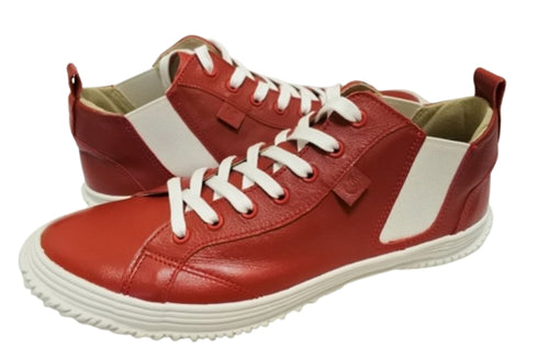 【SPINGLE SP442 ディープレッド】カンガルー革ミドルカットサイドゴア